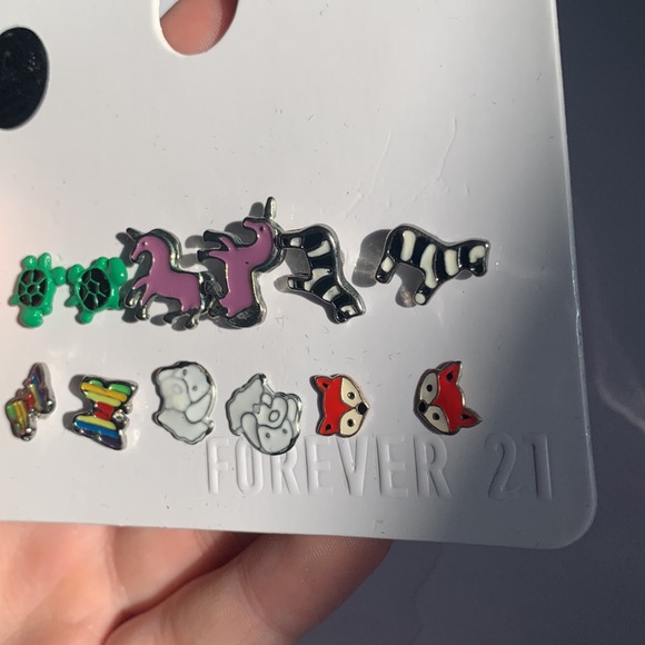 6 pairs of earrings - Animal themes - Picture 4 of 4